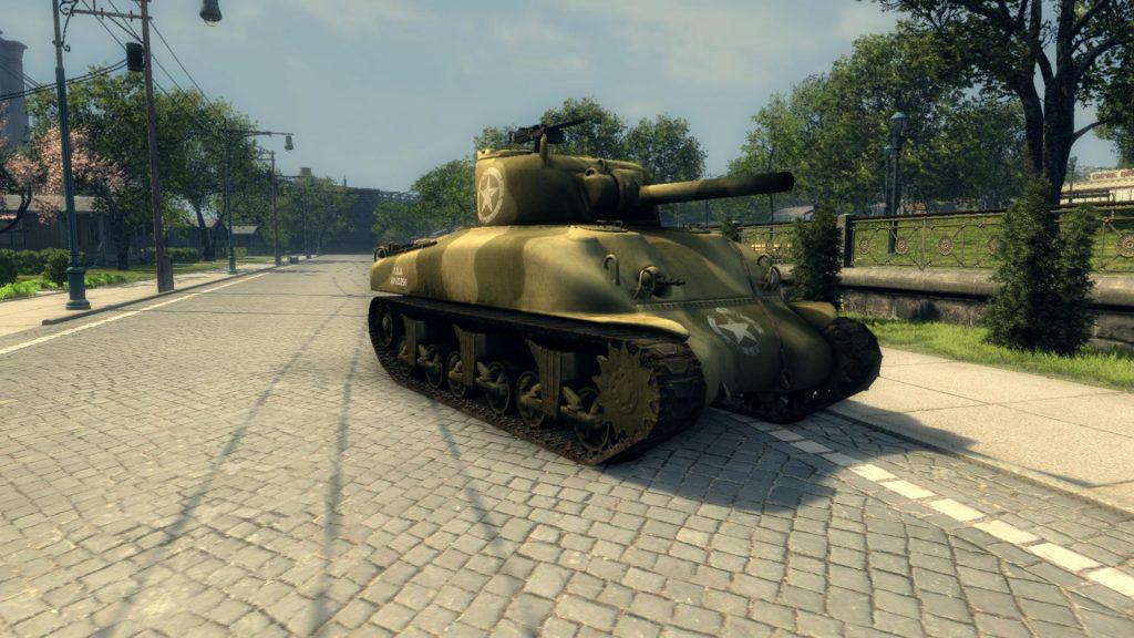Танк Sherman M4A1 для Mafia 2